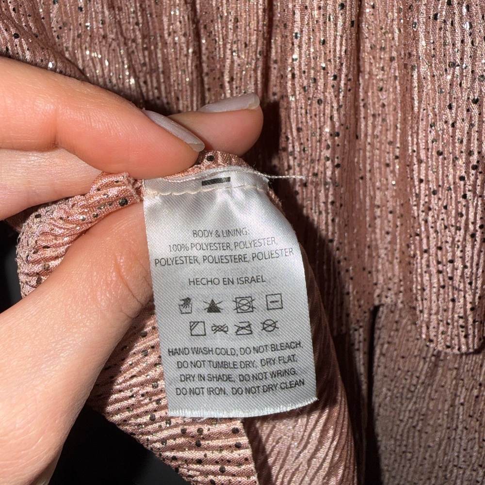 Sabina Musayev Shimmering Pink‎ Mini size small  Dress - Picture 8 of 8